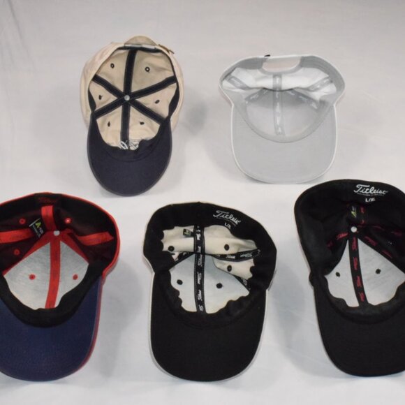 Titleist Golf Hat Lot(5 Titleist Hats)3 A-Flex size L/XL 1 Strapback 1 Snapback - Picture 5 of 5